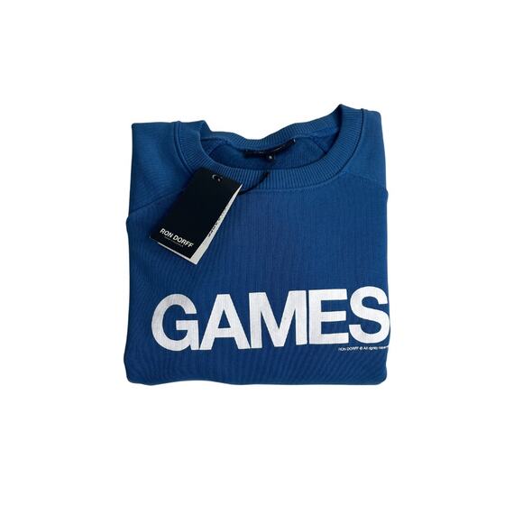 3-16 RON DORFF Men's Sweater Blue Small - Picture 7 of 12